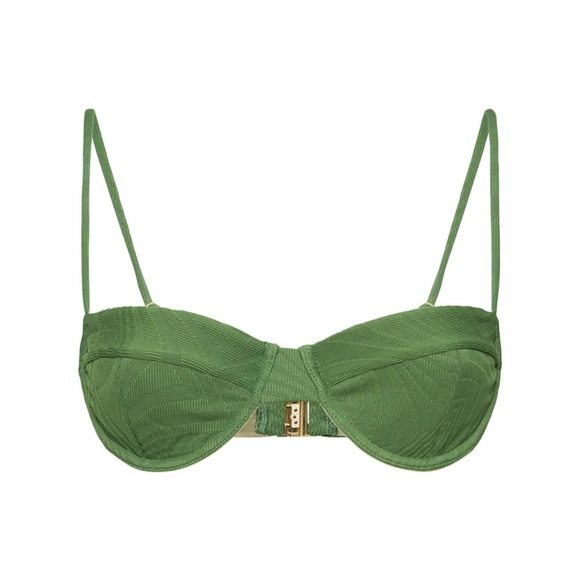 FELLA Apollo bikini top in Cactus - Picture 3 of 7